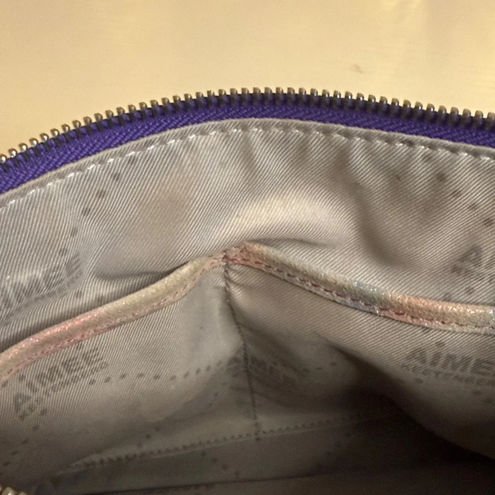 Aimee Kestenberg suede rainbow brushed print Crossbody Bag